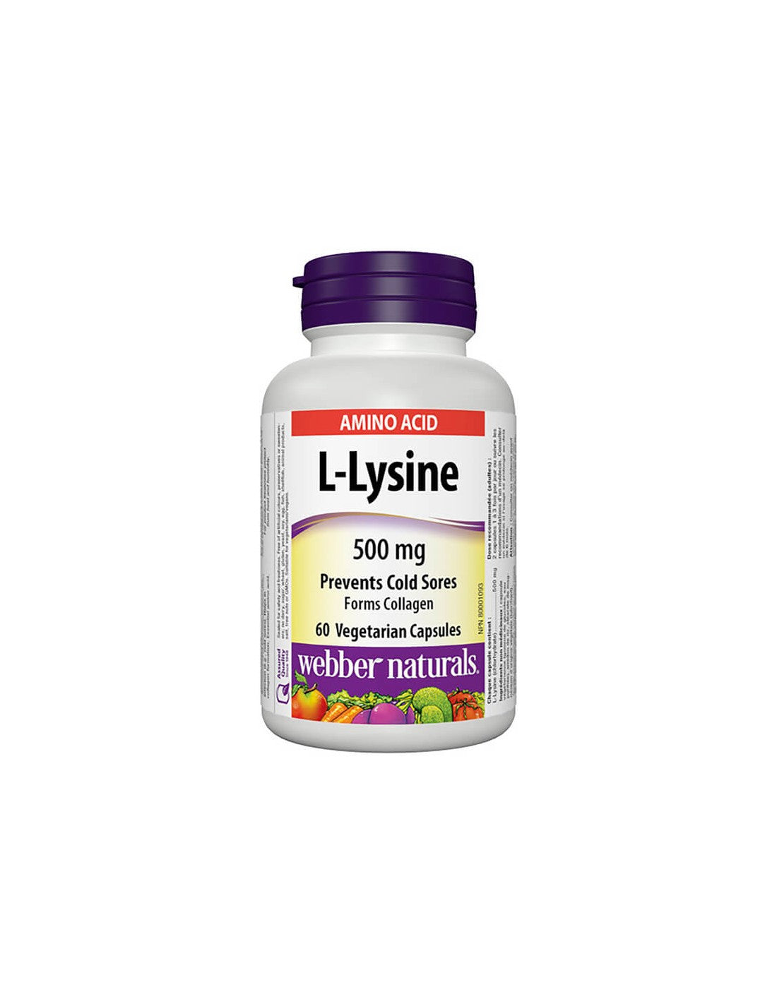 L-Lysine 500 mg - Л-лизин – Имунна система, 60 капсули - Feel You