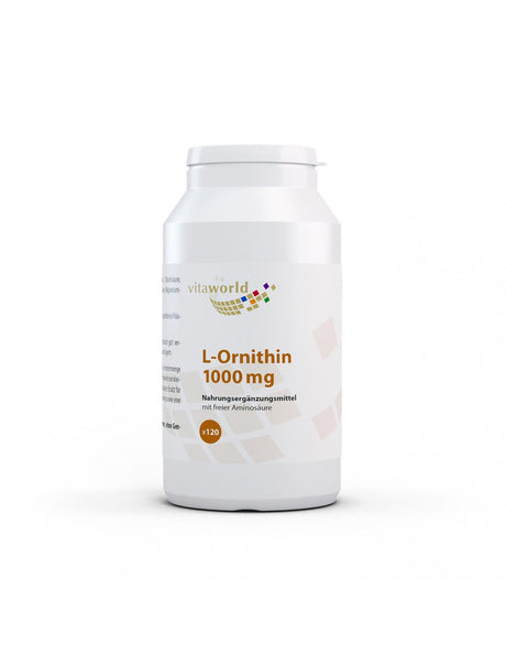 L-Ornithin / Л-Орнитин 1000 mg, 120 таблетки - Feel You