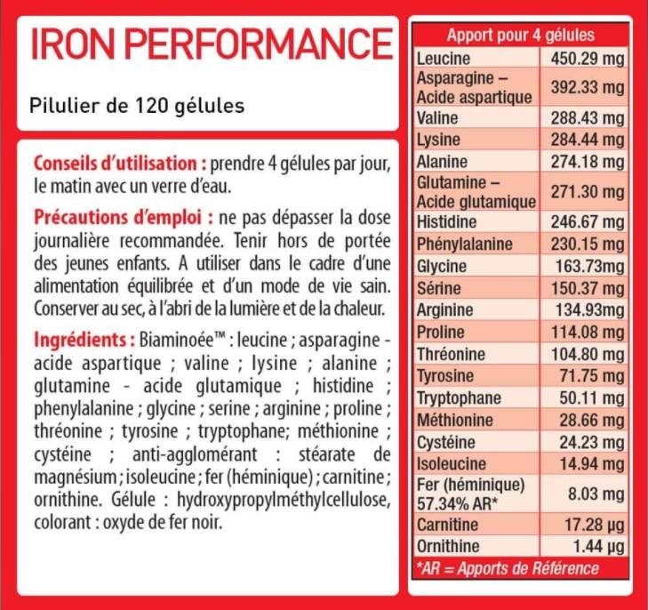 Geležis | Našumo EAA - pagrindinės aminorūgštys - 120 gelio kapsulių