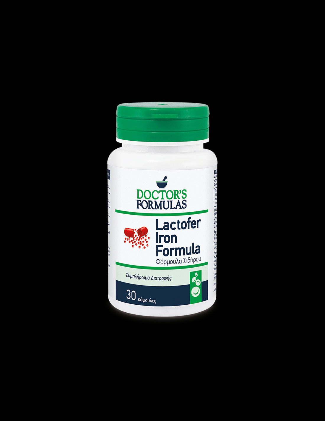 Lactofer Iron Formula / При желязодефицитна анемия, 30 капсули Doctor’s Formulas - Feel You