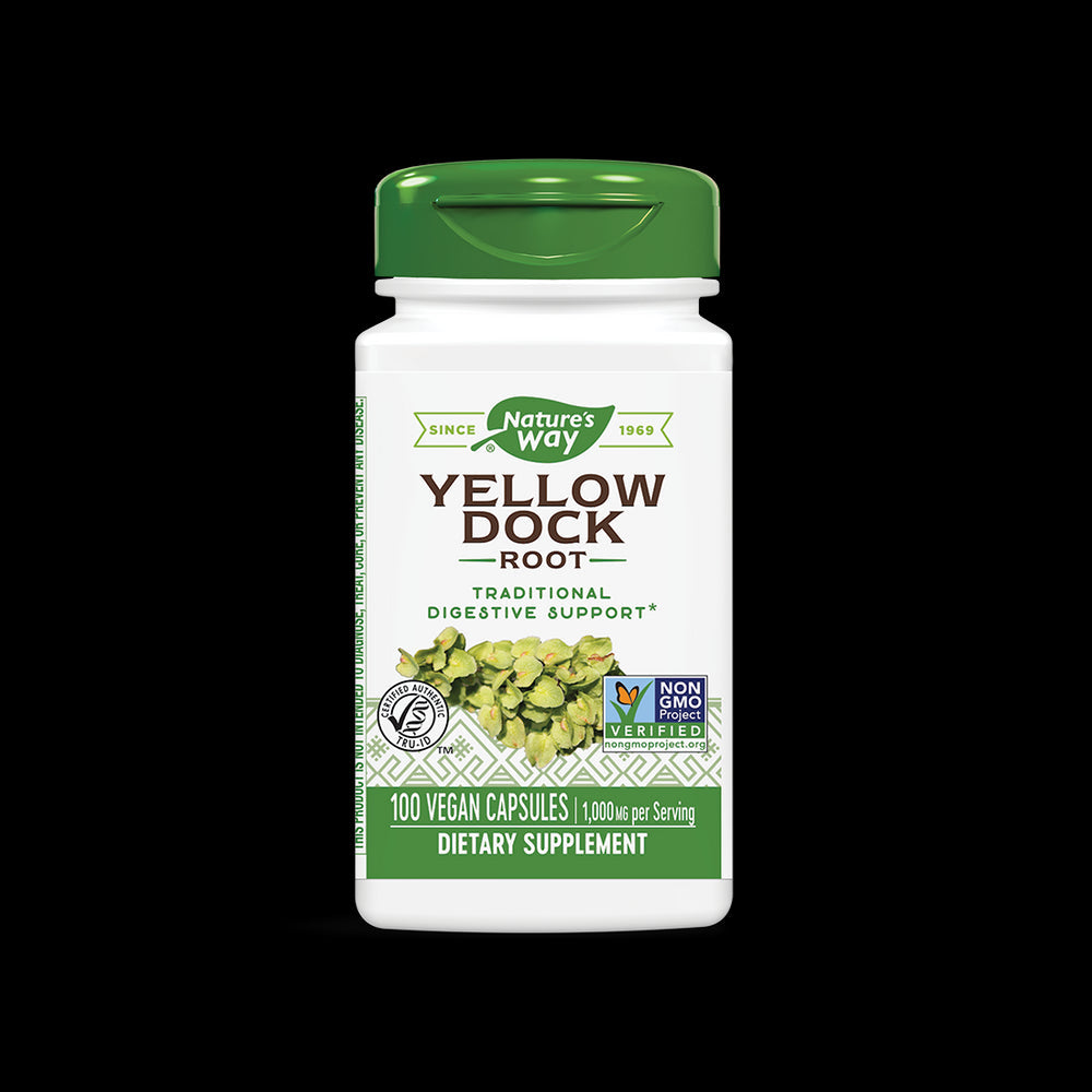Radice del dock giallo 500 mg - 100 capsule