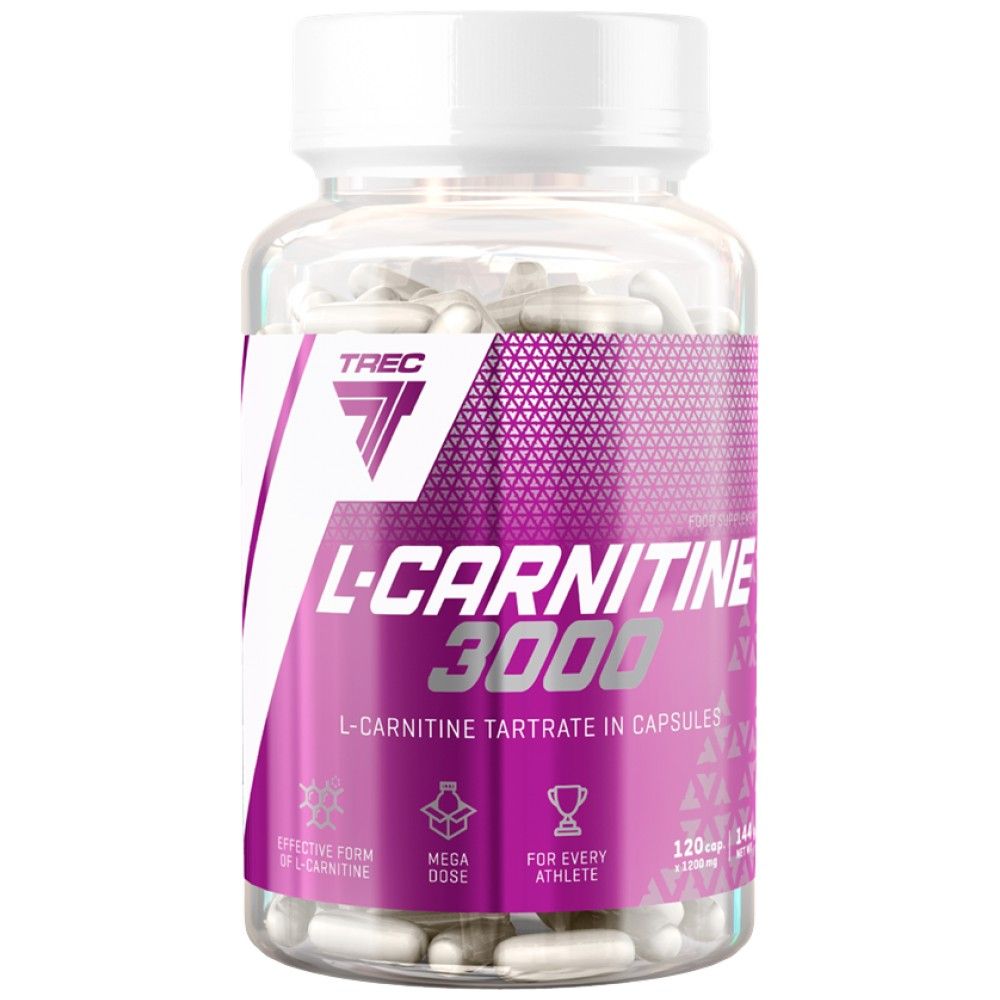 L-Carnitine 3000 Caps - 120 капсули