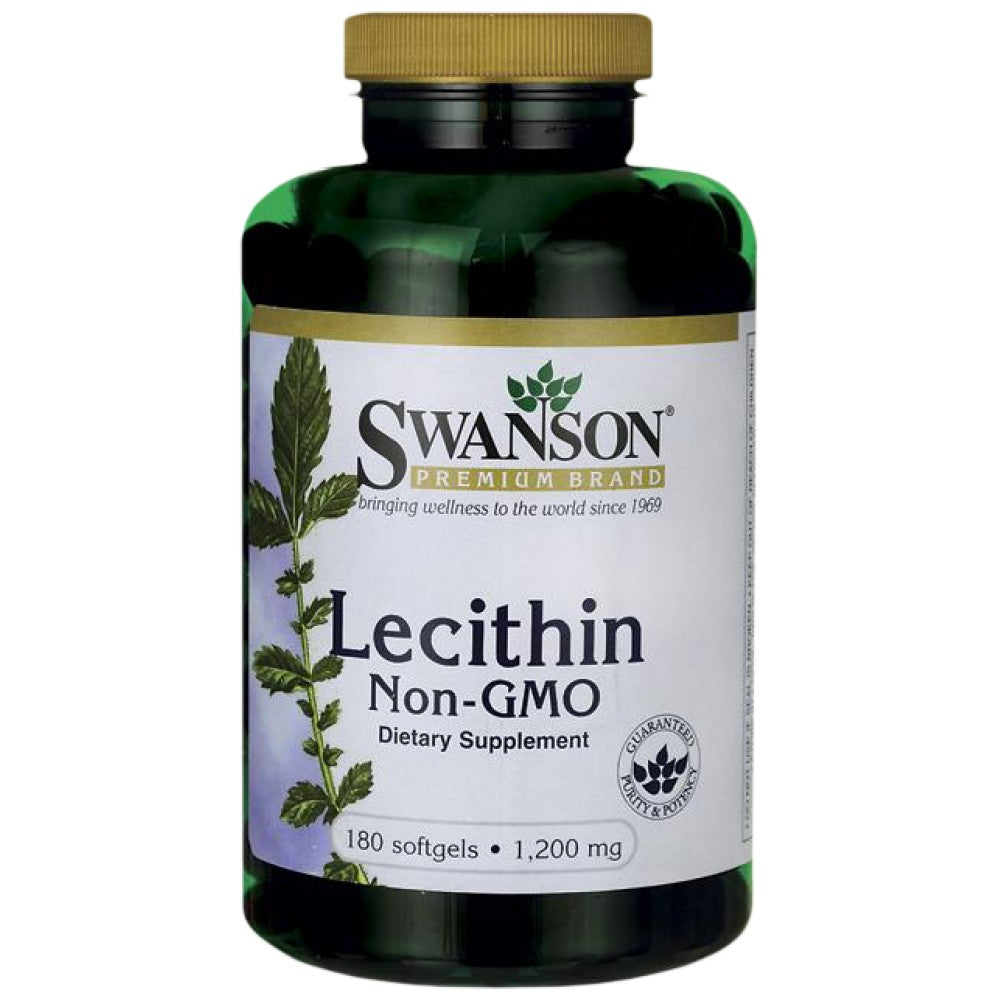 Lecithin Non-GMO 1200 mg 180 gel capsules