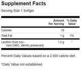 Lecithin Non-GMO 1200 mg 180 gel capsules