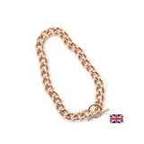 Bracciale a catena di rame leggera - Per dolori articolari, dimensioni M, 19 cm