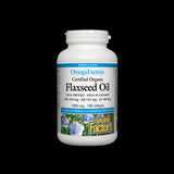 Certified Organic Flaxseed Oil - 180 Gel capsules