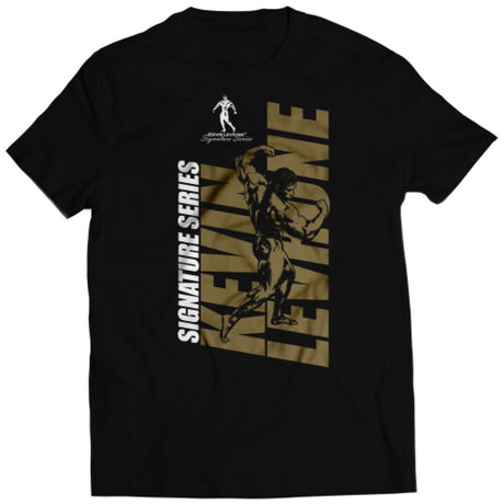 Kevin Levrone T-Shirt | Black-Gold - Feel You