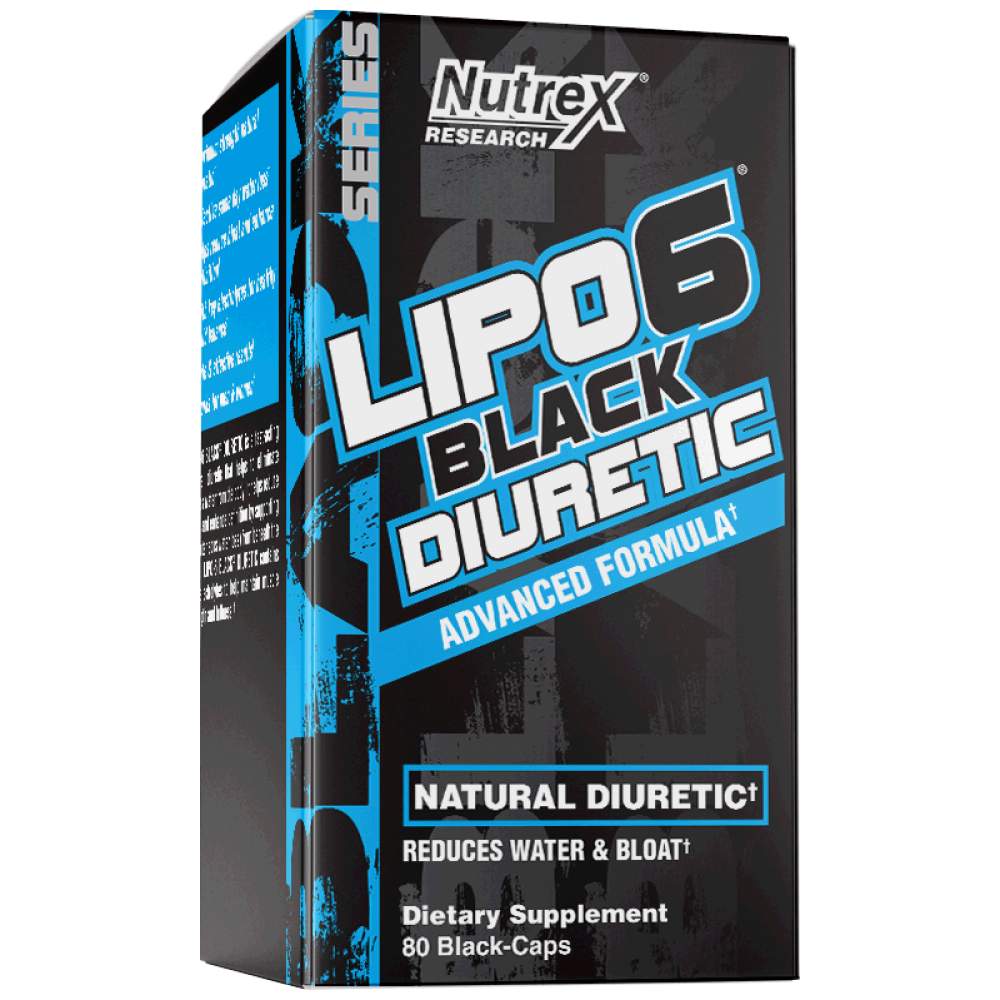 Lipo 6 must / diureetiline - 80 kapslit