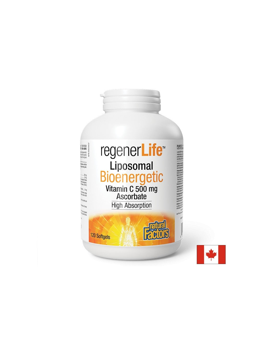 Lipozomálny vitamín C 500 mg - 120 gélových kapsúl Life ™