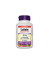 Lutein with Zeaxanthin Extra Strength – Лутеин и зеаксантин – В подкрепа на зрението, 60 софтгел капсули Webber Naturals - Feel You