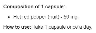 Cayenne Pepper 50 mg - 100 kapsul