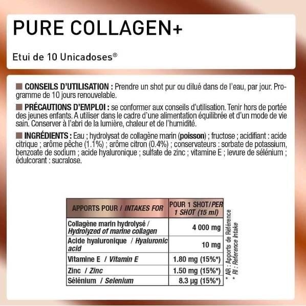 Pure Collagen+ Shots - 10 x 15 мл - Feel You