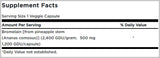 Bromelin 500 mg / 1200 PDU - 60 verlängerten -Relase Capselen