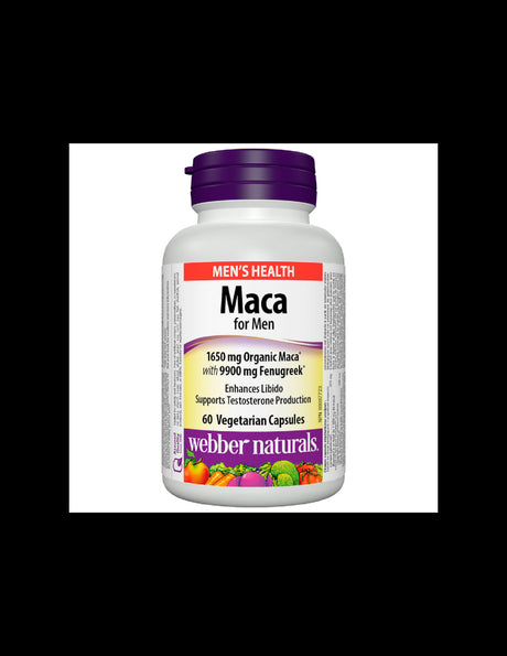 Maca for Men/ Мака за мъже х 60 капсули Webber Naturals - Feel You