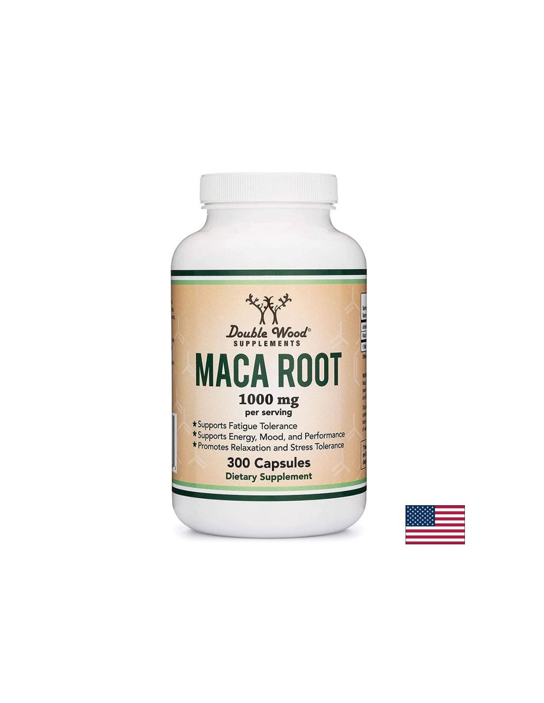 Maca Root - Maca root, 300 capsules Double Wood