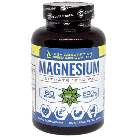 Magnesium Citrate 200 mg - 60 капсули - Feel You