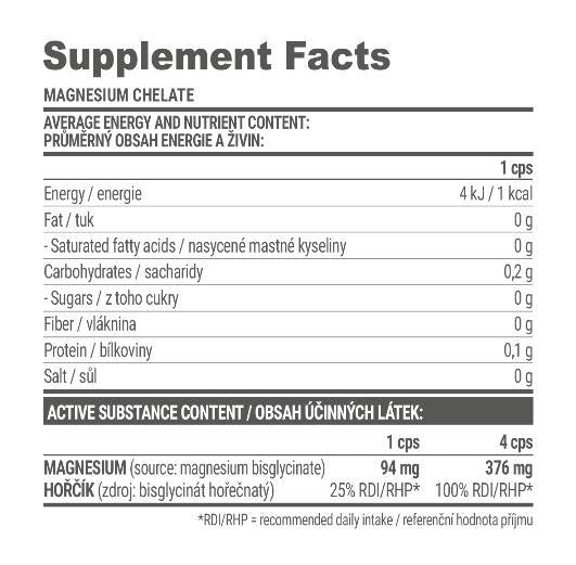 Magnesium Chelate 120 капсули - Feel You