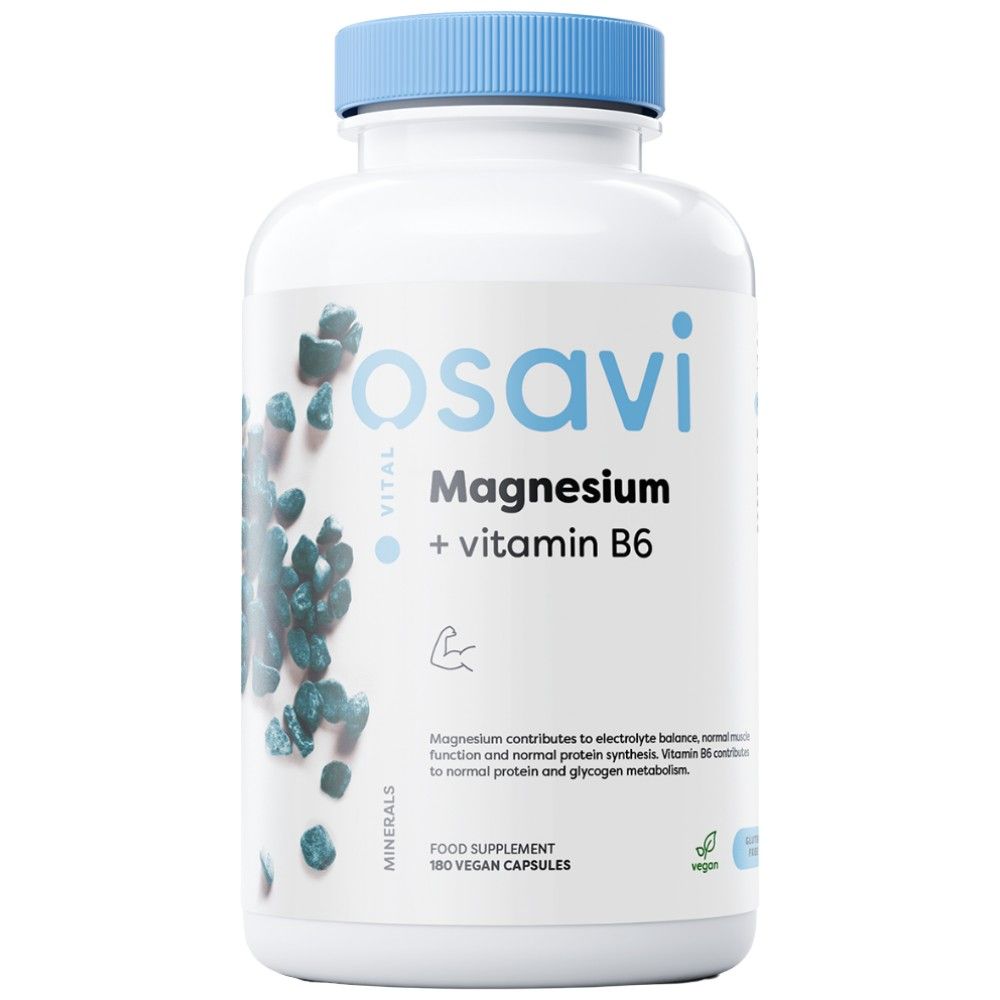 Magnezijev citrat + vitamin B6 - 180 kapsula