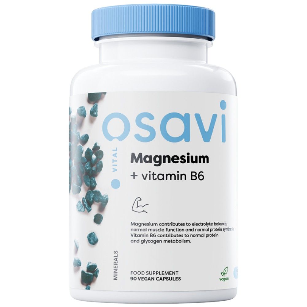 Magnesiumcitraat + vitamine B6 - 90 capsules