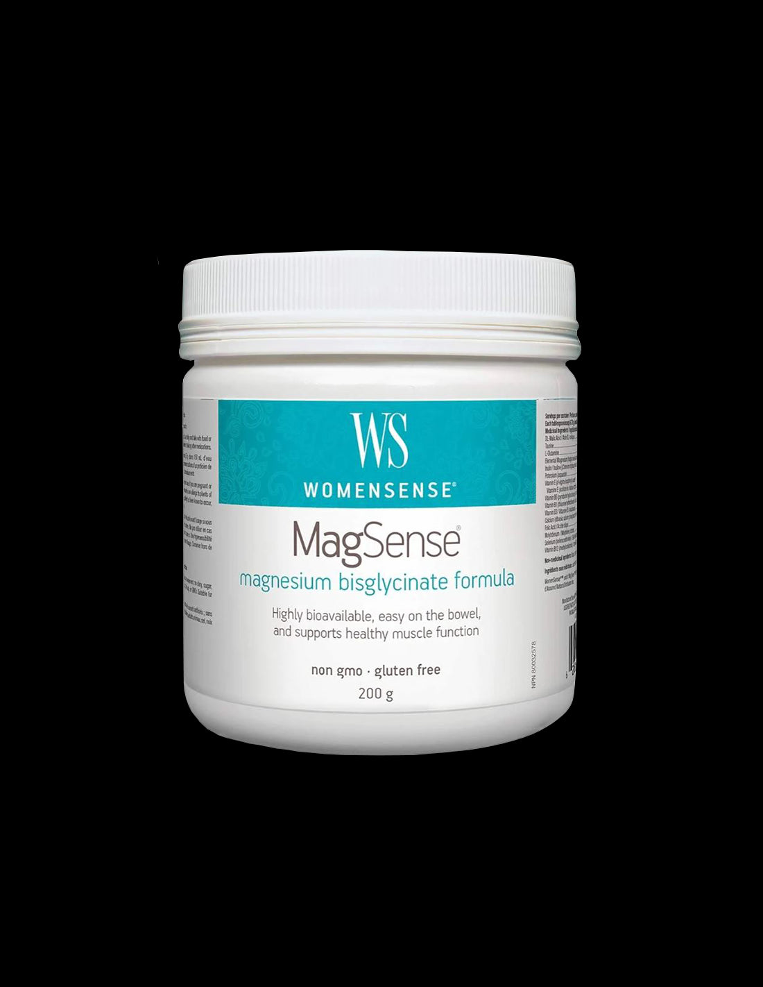 WomenSense Magnesium Bisglycinate Powder - 200 грама - Feel You