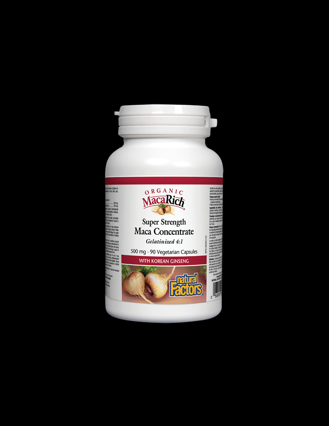 MacaRich® Organic Maca Concentrate 4:1/ Мака 500 mg х 90 капсули - Feel You