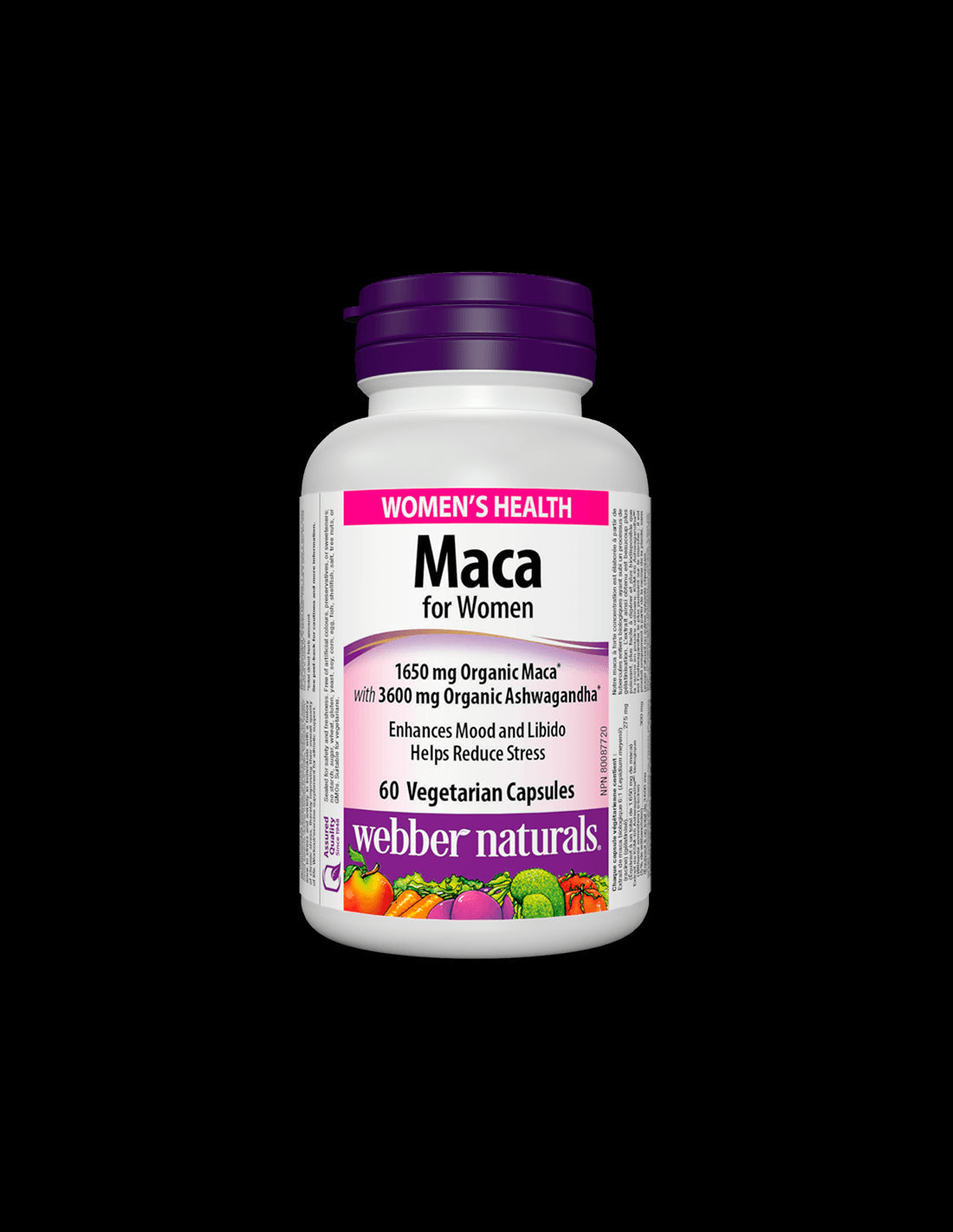 Maca for Women/ Мака за жени х 60 капсули Webber Naturals - Feel You