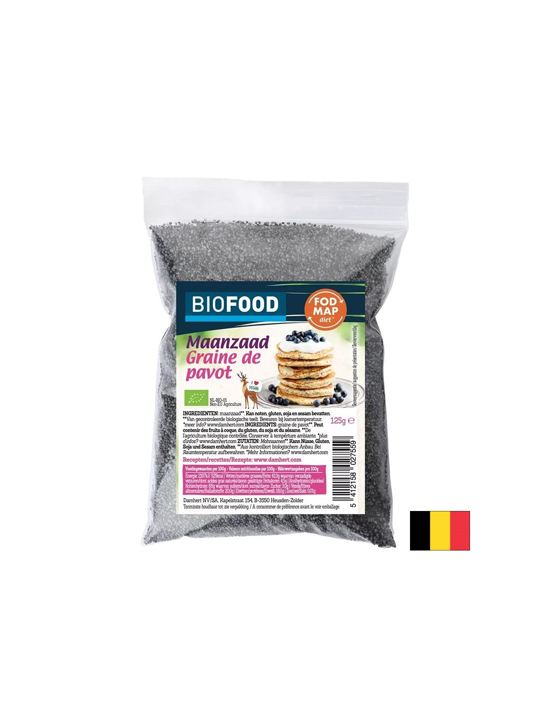 Poppy seeds ORGANIC, 125 g