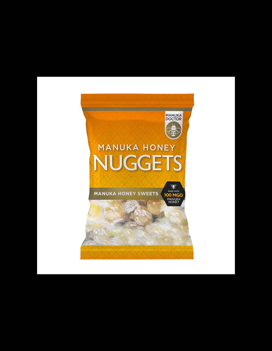 Manuka Honey Nuggets made with 100 MGO Manuka Honey / Бонбони за смучене с мед от манука, 120 g - Feel You