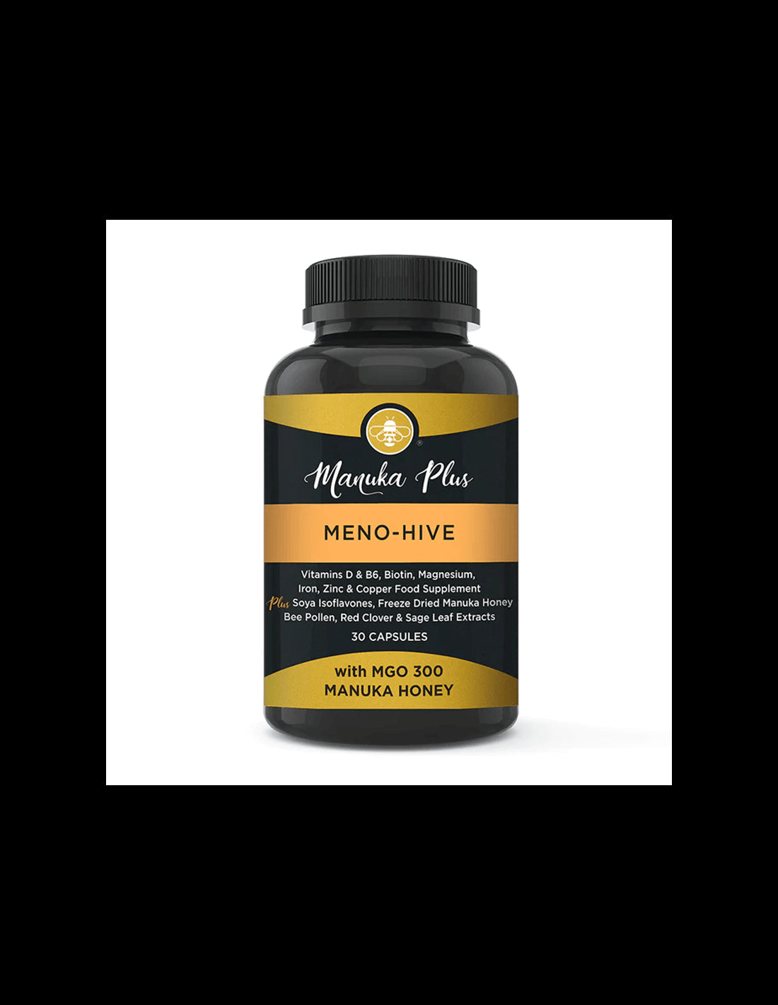 Manuka Plus Meno-Hive with MGO 300 - Manuka Honey – Менопауза формула с мед от манука MGO 300, 30 капсули - Feel You