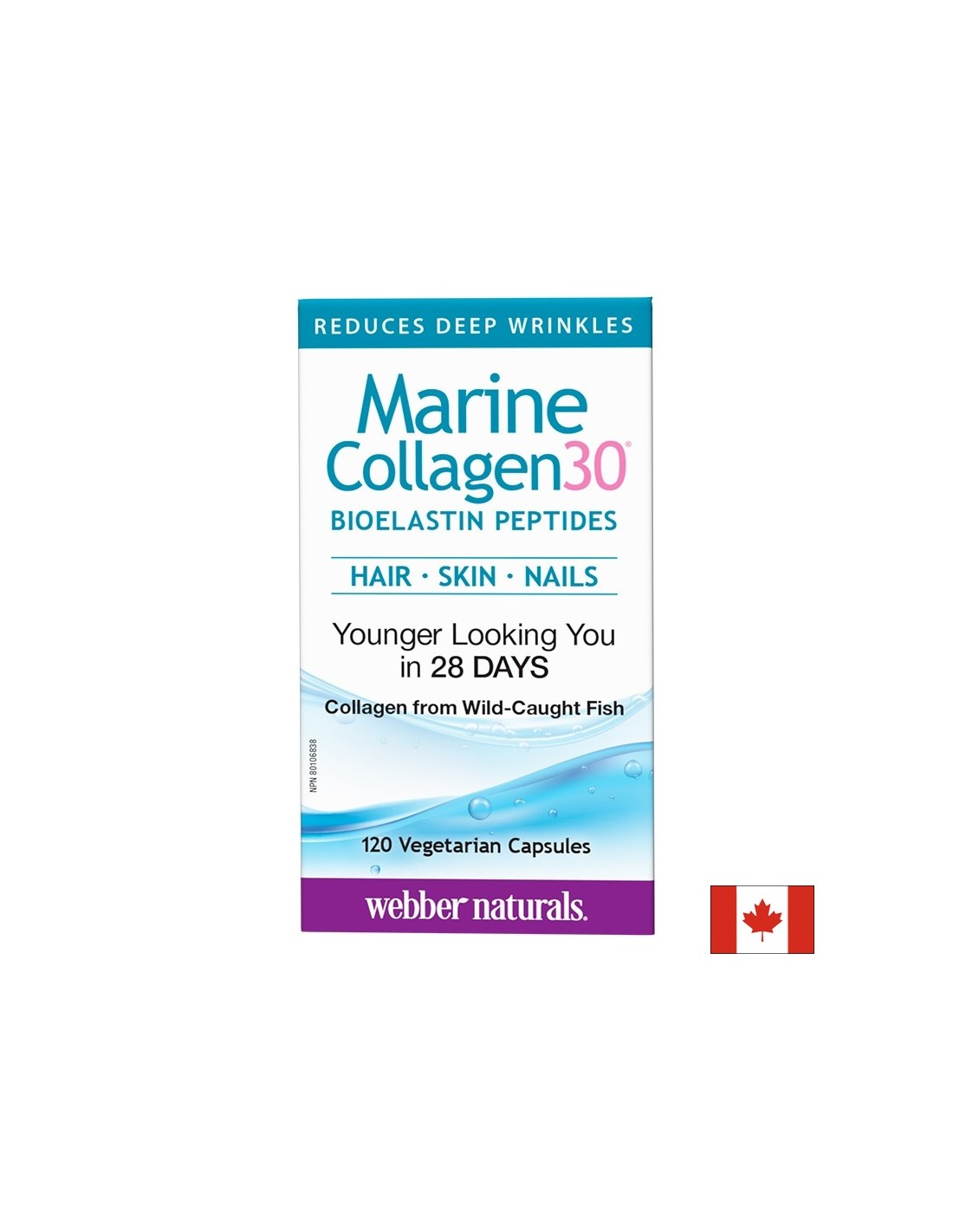 Marine Colagen30® Bioelastinové peptidy - mořský kolagen s bioelastinovými peptidy, 120 tobolek