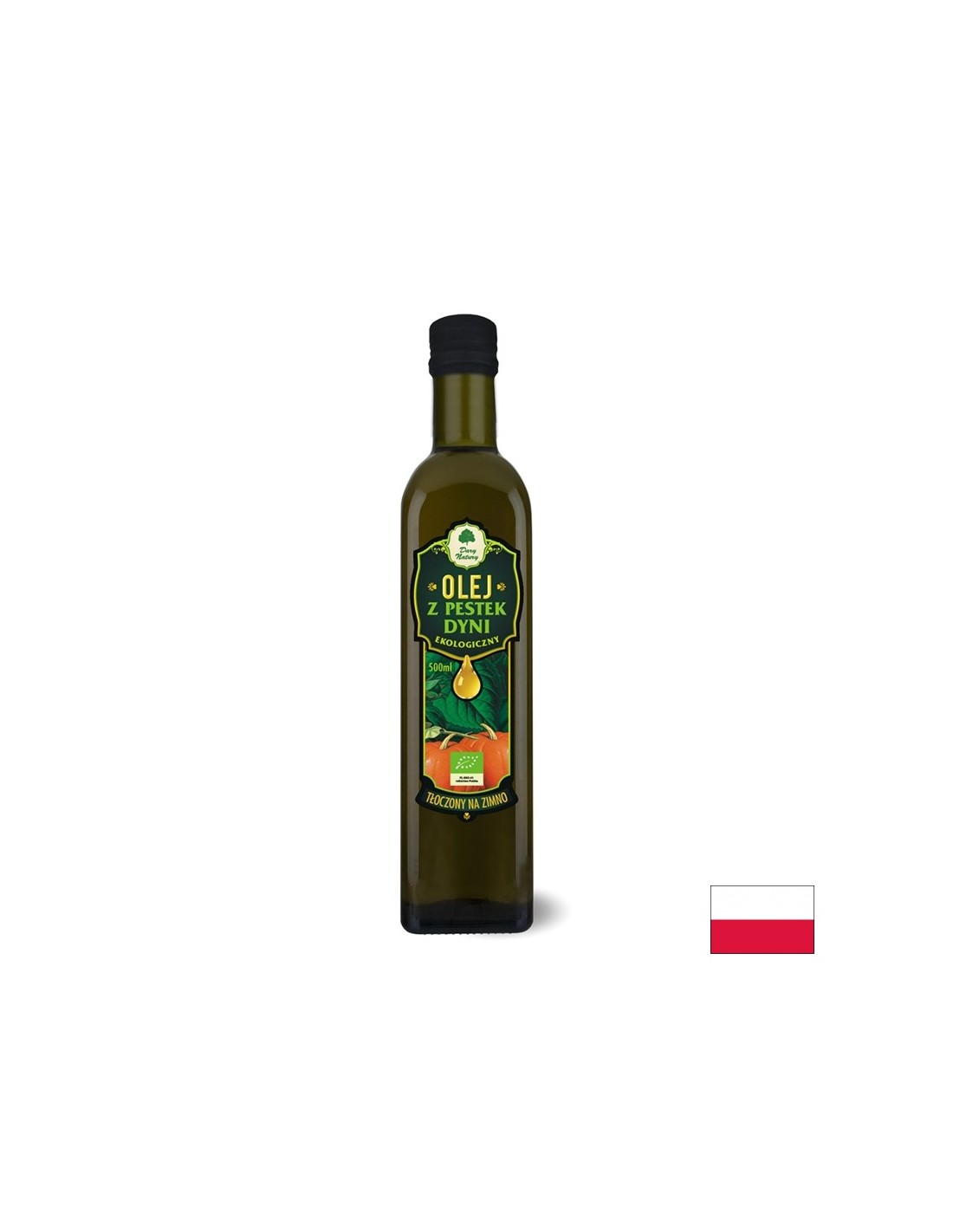 Ulei organic din seminte de dovleac, 500 ml