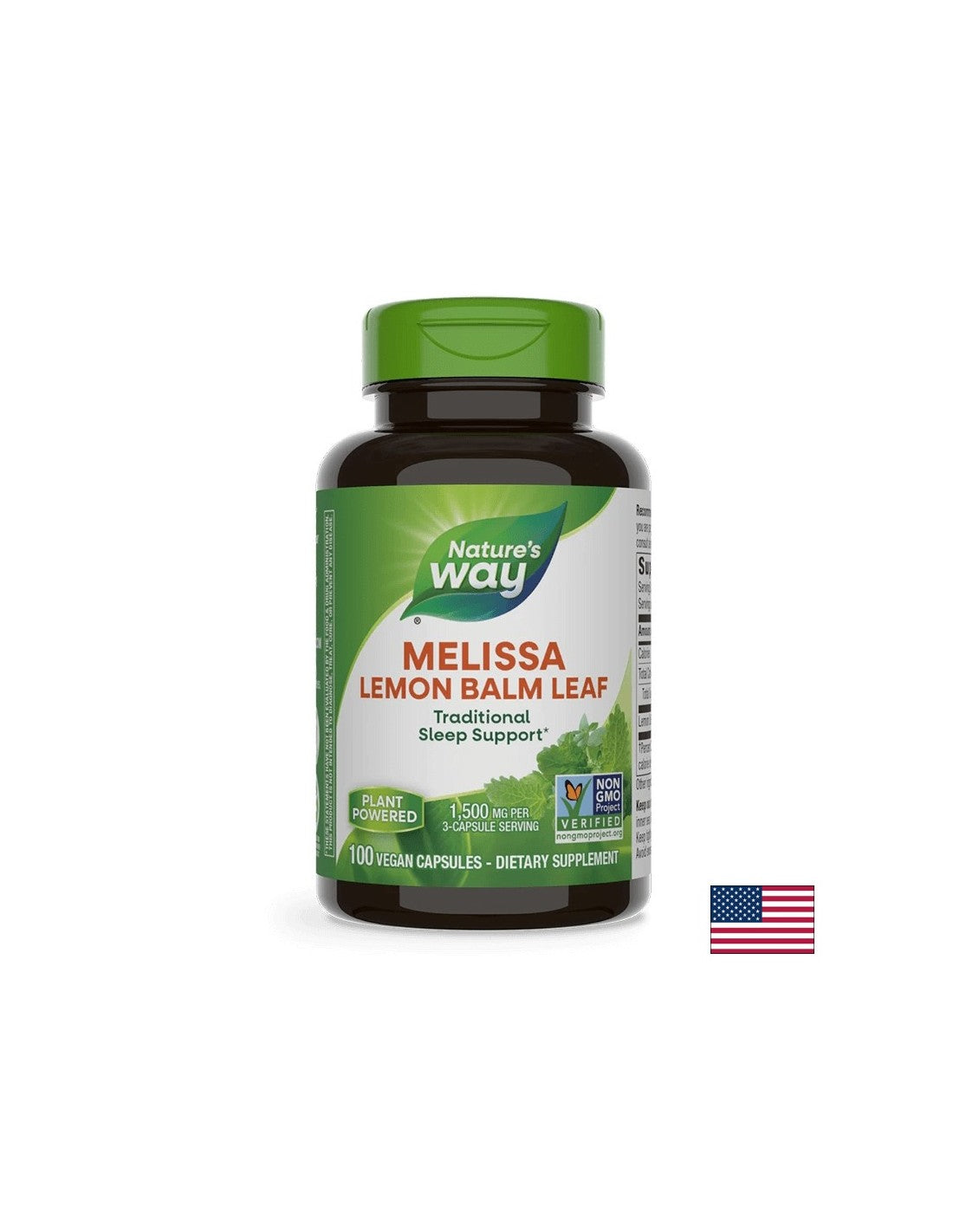 Melissa 500 mg - 100 capsules