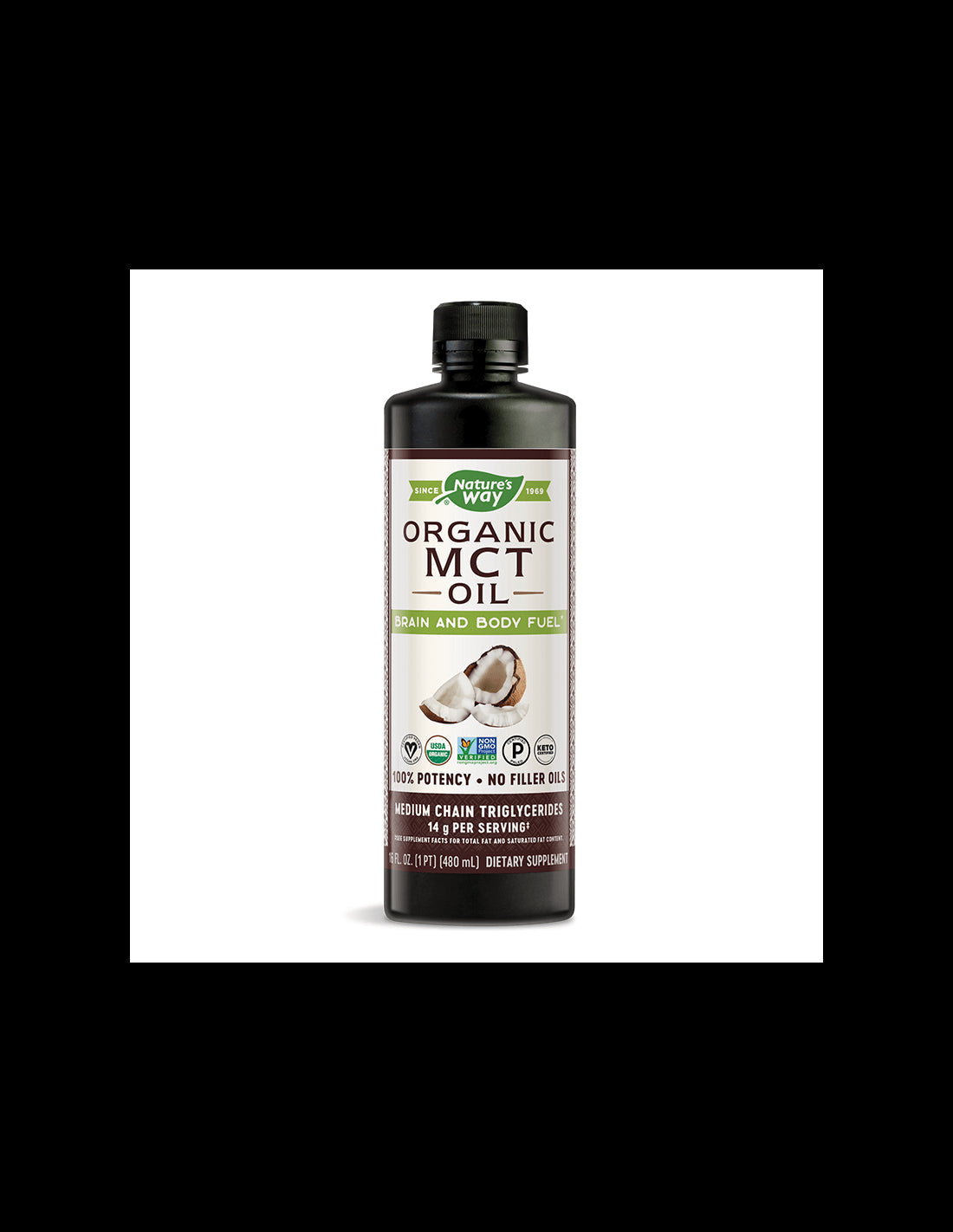 MCT Oil 100% Organic - 480 мл - Feel You