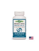 Rybí olej Mega -DHA 1000 mg - 60 tobolek