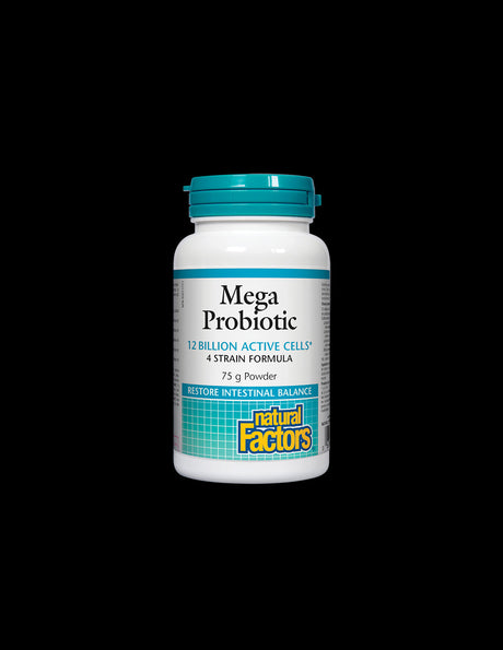 Mega Probiotic 12 Billion Active Probiotics - Powder - 75 грама - Feel You