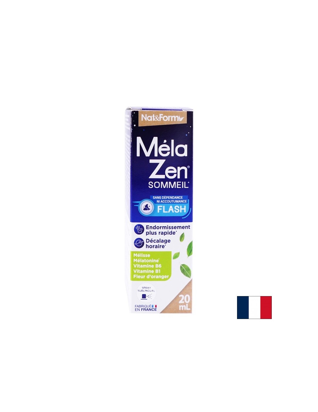 Sleep sprej Melazen® s melatonínom, citrónovým balzamom, pomarančovým kvetom a vitamínom B1 a B6, perorálny sprej x 20 ml