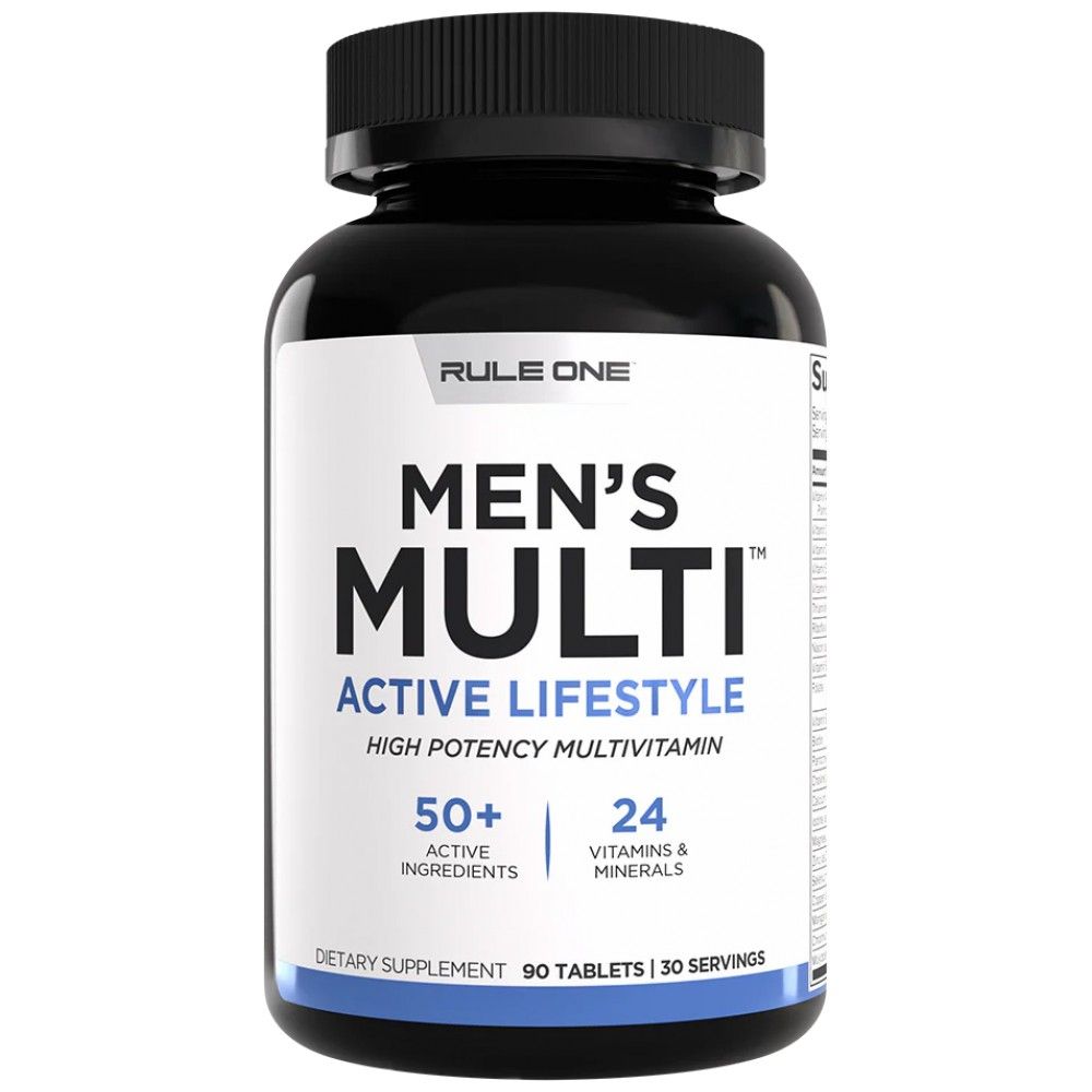 Männer Zuch alldeeglech Multivitamin | 50+ Ingrediets - 90 Pëllen