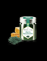 Miel & Spiruline Bio /  Био акациев мед + спирулина, 170 g Famille Mary - Feel You