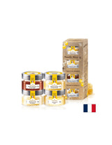 Selezione di mieli di api dalla Francia - Miels de France, 4 pezzi. x 60g