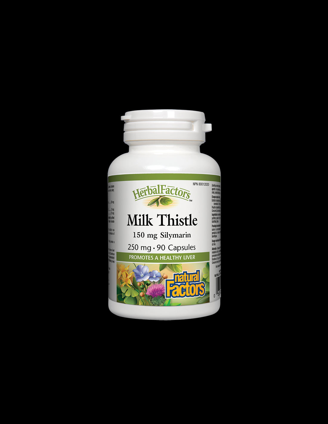 Milk Thistle / Бял трън, 250 mg, 90 капсули Natural Factors - Feel You