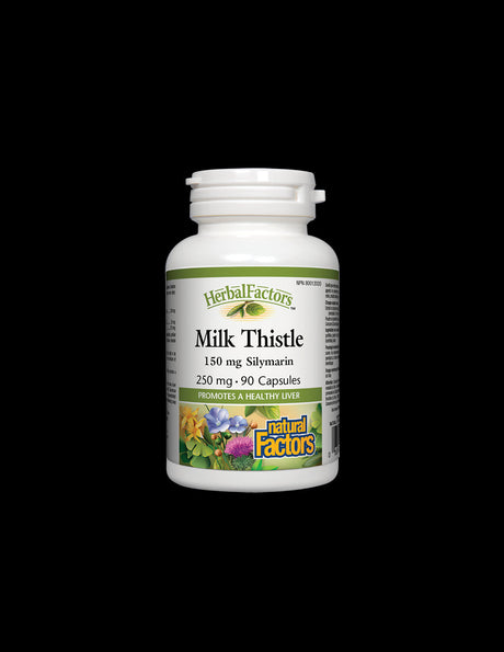 Milk Thistle / Бял трън, 250 mg, 90 капсули Natural Factors - Feel You