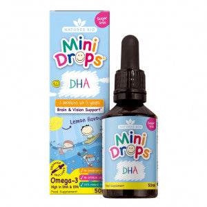 Omega 3 druppels voor kinderen (Kids Omega-3 mini-druppels) 50 ml Naturesaid