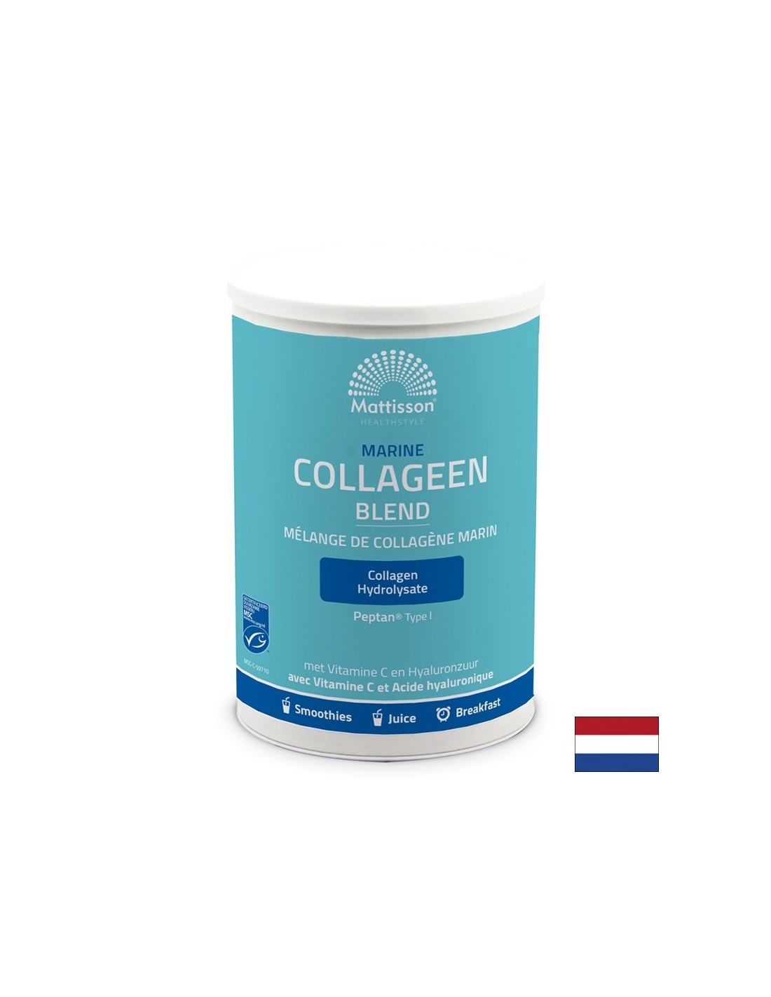 Young skin - healthy joints - Marine collagen Peptan® type I (hydrolyzed collagen with vitamin C and hyaluronic acid), powder, 300 g