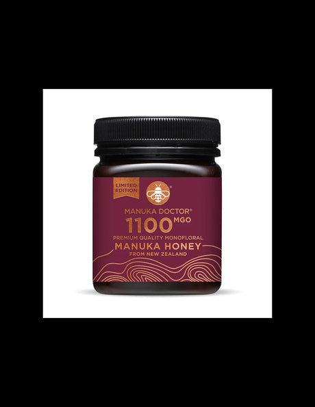 Монофлорен мед от манука 1100 MGO - Manuka Doctor, 250 g - Feel You