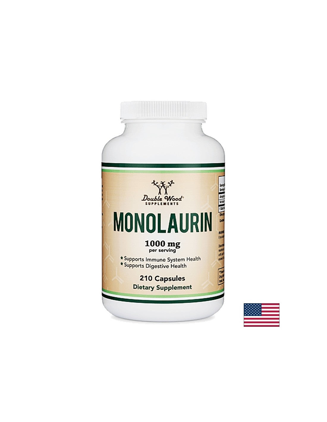 Monolaurin, 210 capsules Double Wood