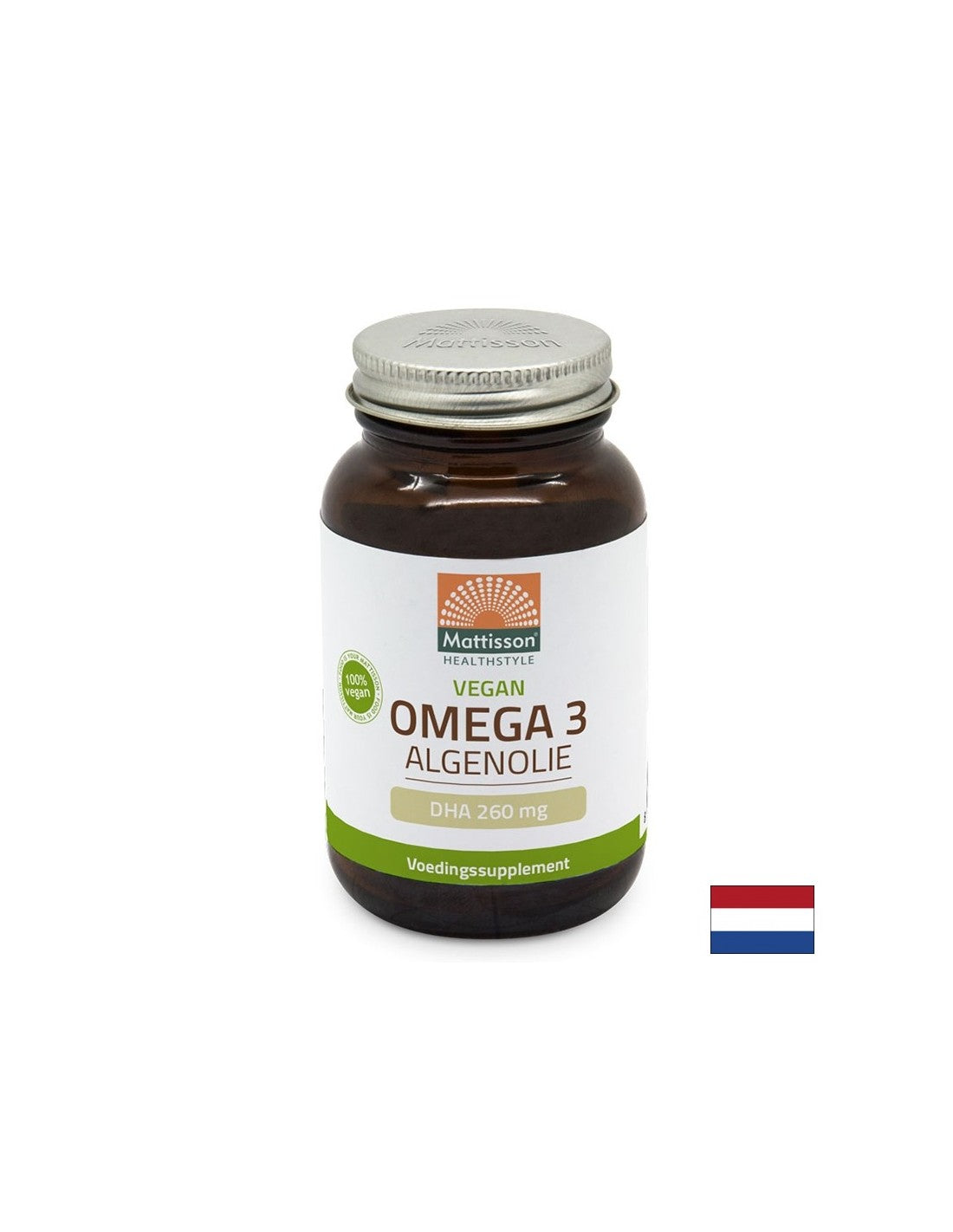 Brain and Heart Function - Omega-3 (from Algae), 60 V Capsules Mattisson Healthstyle