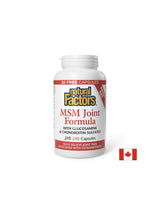 Formuła na stawy MSM (z glukozaminą i siarczanem chondroityny), 240 kapsułek <tc>Natural Factors</tc>