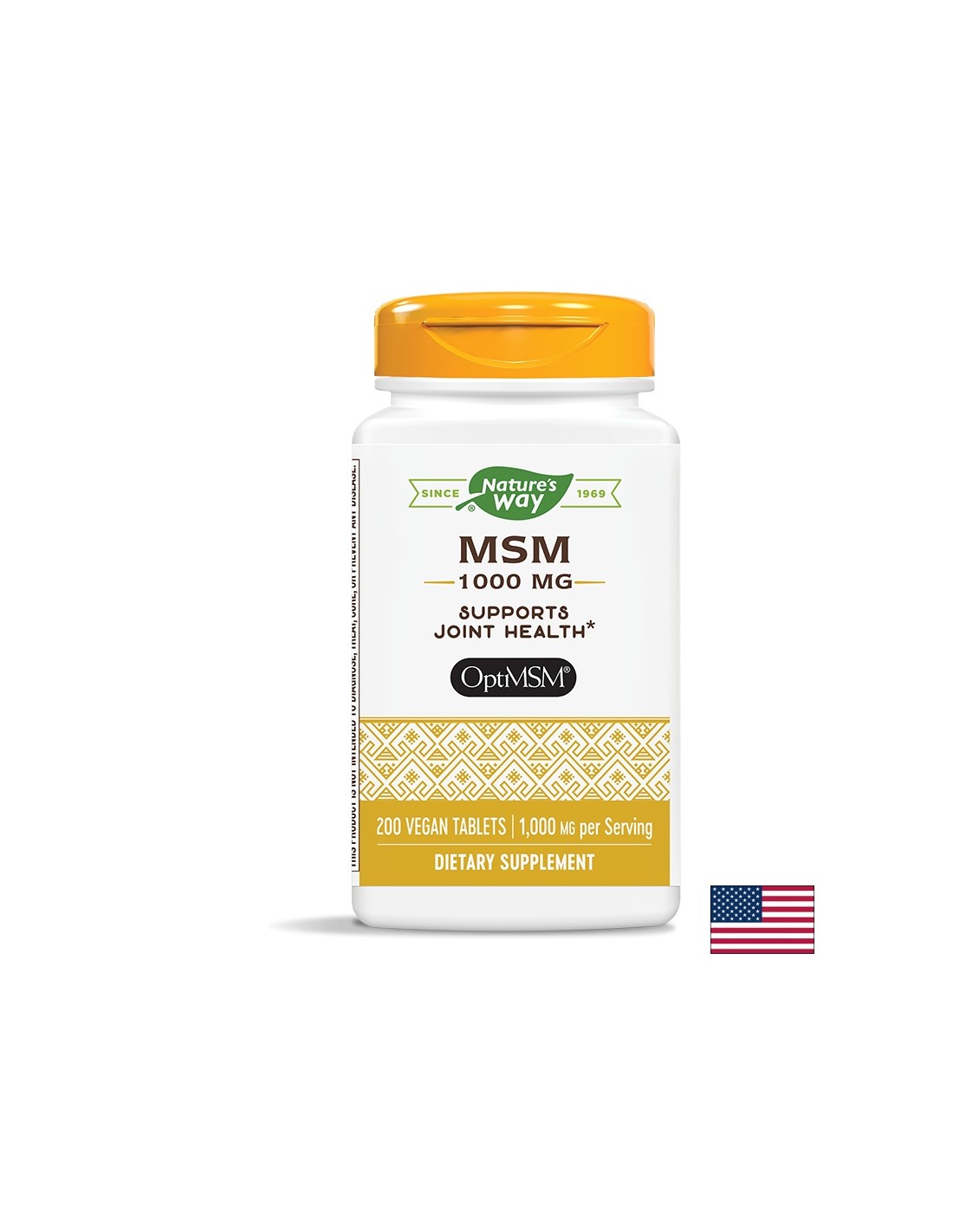 MSM 1000 mg - 200 Tablets