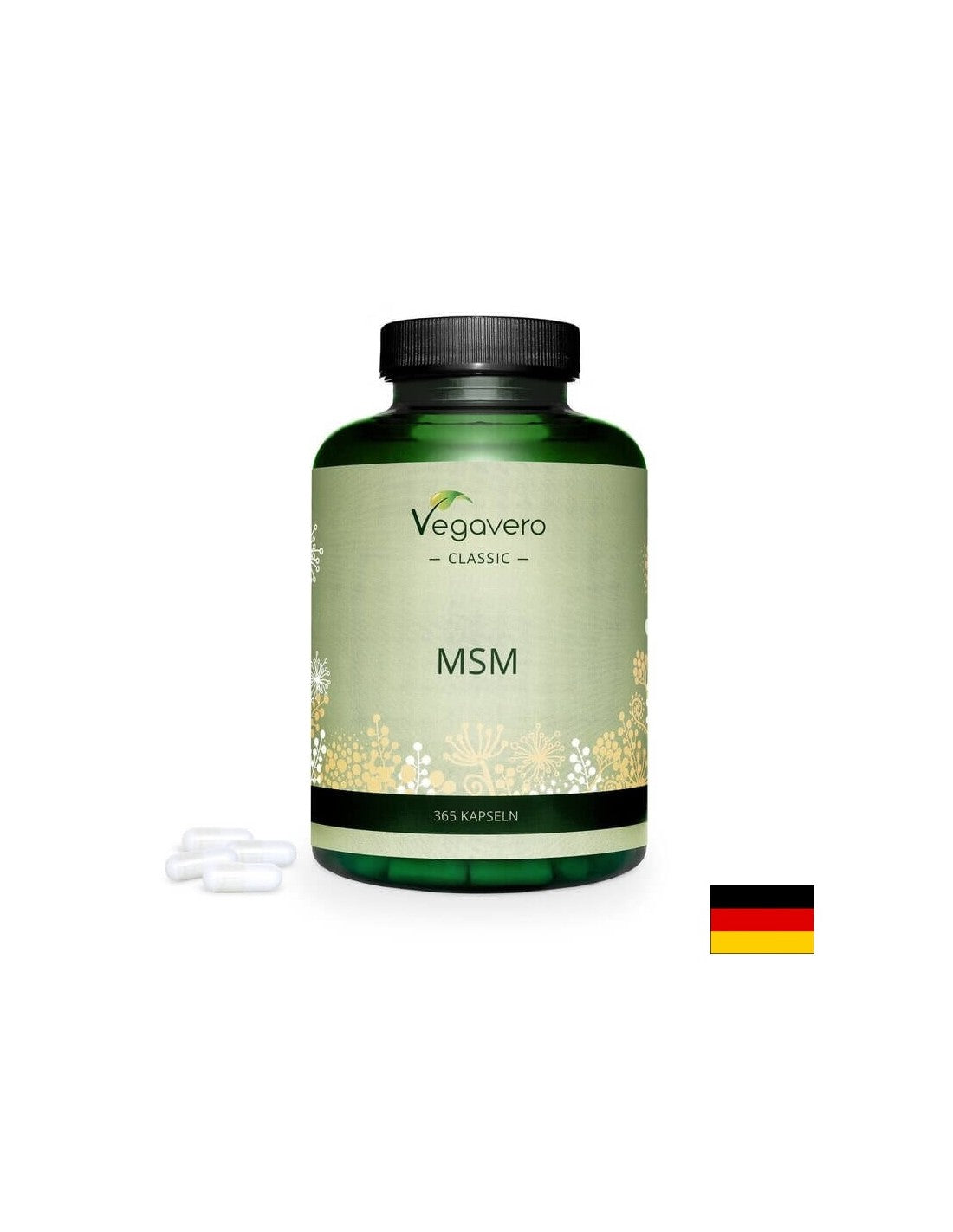 MSM/ Methylsulfonylmethane, 365 capsules, 100% Vegan Vegavero