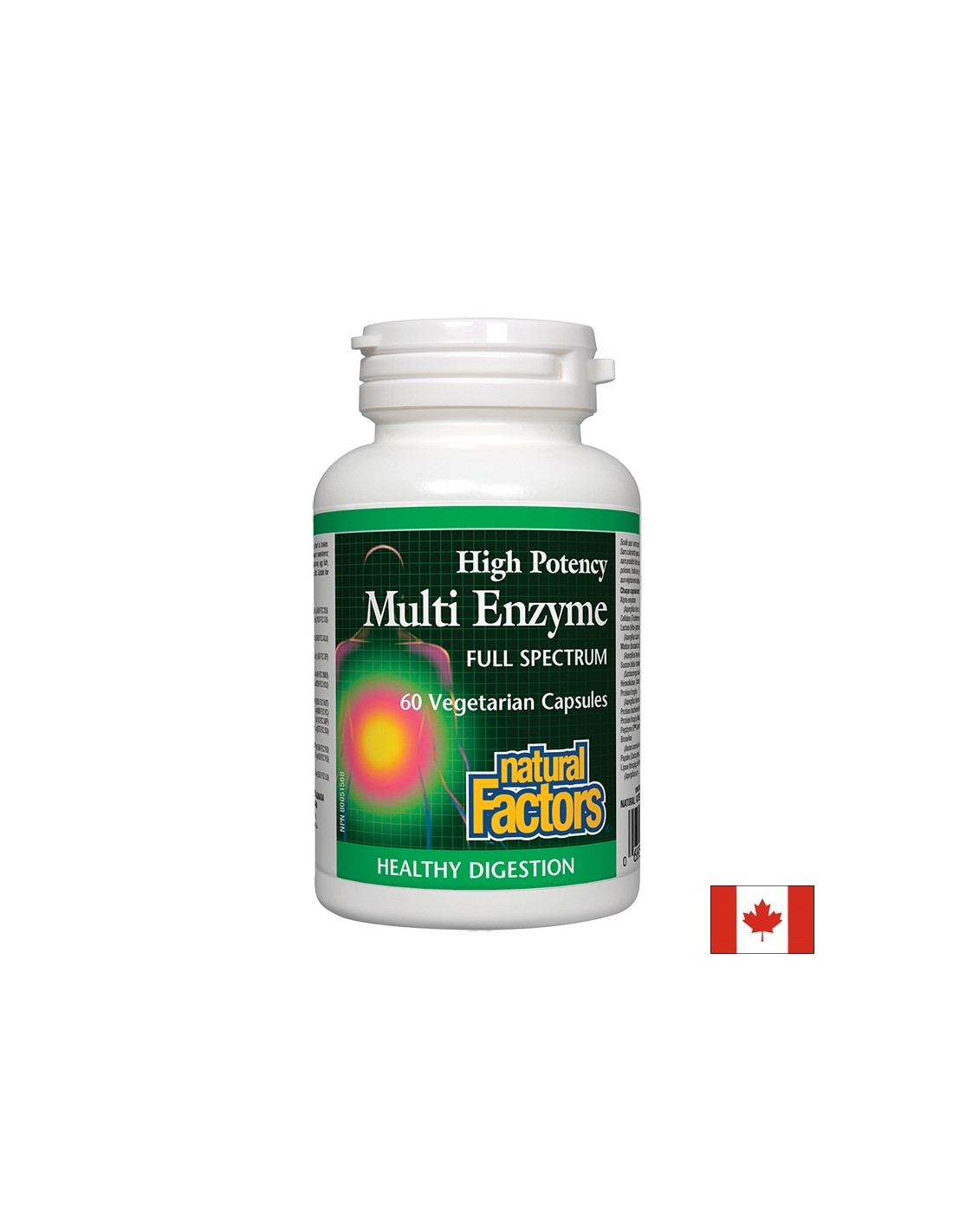 Magas hatékonyságú multi enzim teljes spektrum 450 mg - 60 kapszula